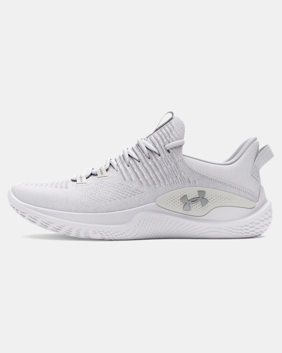 Men's UA Dynamic IntelliKnit Training Shoes in White image number 5